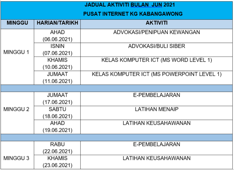 jadual-Jun